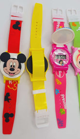 Cartoon Characters Digital Wrist Watch Scale Strip Watch For Boys Happy Time Toy Digital Watch For Kids